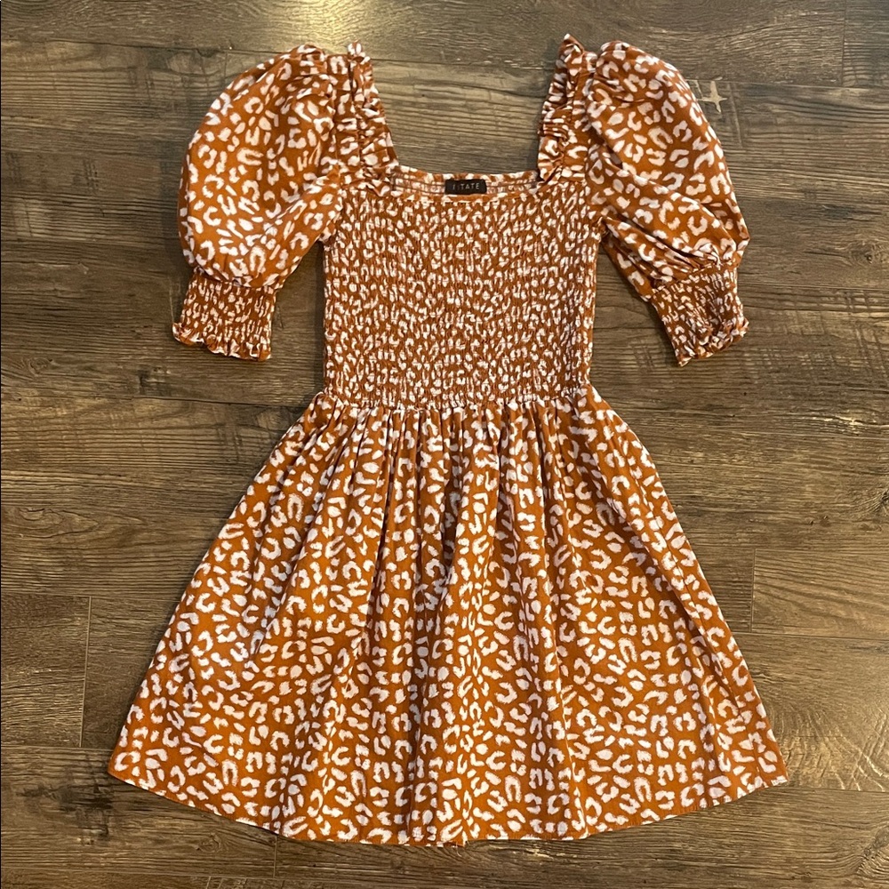 1. State Smocked Puff Sleeve Mini dress size‎ Small